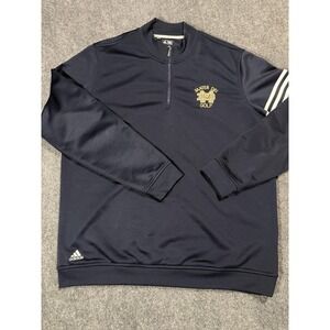 Mater Dei Golf Pullover Quarter Zip Mens Large Blue Golf Adidas Climalite